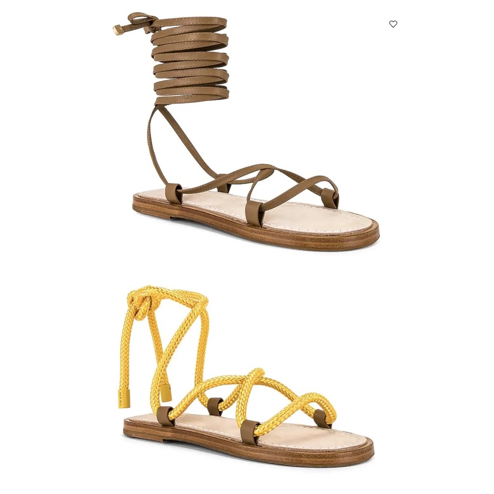 RAG & BONE Leather & Nylon Sandals